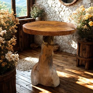 【自然屋精品】 柚木圓桌 圓桌 咖啡桌 柚木桌 吧檯桌 巴里島風桌 頂級柚木桌 休閒桌 原木桌 柚木創意桌 傢俱 歡迎
