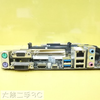 主機板 1151 ASUS H170M-PLUS DDR4x4 內顯需CPU支援 (1223)【大熊二手3C】