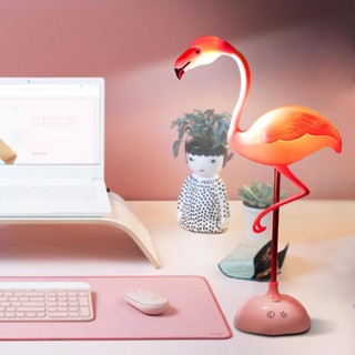 北歐風 火鶴 FLAMINGO 火烈鳥檯燈 夜燈 造型燈 手機支架