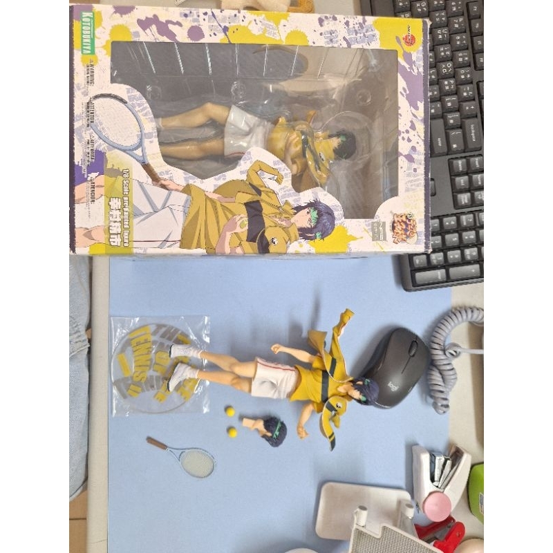 絕版 稀有 正版 日版 金證 網球王子 壽屋 1/8 神之子 幸村精市 公仔 pvc 手塚國光