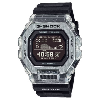 CASIO卡西歐 G-LIDE系列 GBX-100S-1 夏季衝浪藍芽連結數位腕錶 黑錶帶 46mm