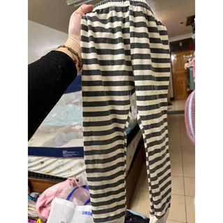 ppippi long 黑白條紋長褲 尺寸110 3-4歲 童裝