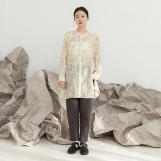 【MOSS CLUB】直線剪裁貼口袋修身長褲 藍 咖 灰