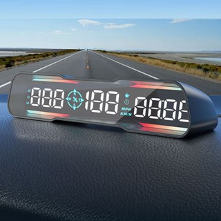 GPS HUD 三頻抬頭顯示器 抬頭顯示儀 水溫 轉速 電壓 車速 超速警示 USB供電 衛星定位