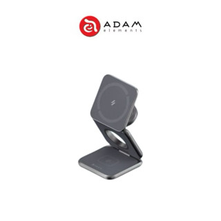 【ADAM 亞果元素】Mag 3 折疊式三合一旅行磁吸無線充電座 MagSafe 充電盤 便攜