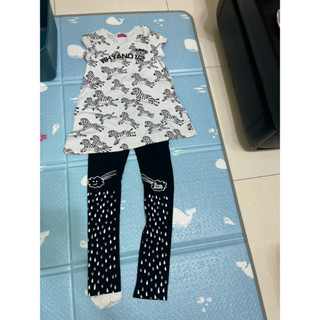 大女童衣服（1/2上衣，粉紅娜娜長褲）