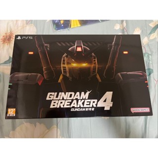 (二手)PS5鋼彈創壞者 4 中文限定版(序號已使用)(模型\鐵盒\滑鼠墊未拆封)