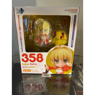 好微笑紅賽巴 黏土人 Saber Extra Fate EXTRA gsc 358 劍 原初之火 玫瑰 黃金劇場二手免運