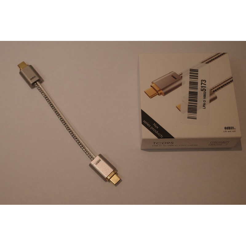 ddHiFi TC09S Type-C(公)轉Type-C(公)OTG線(10cm)