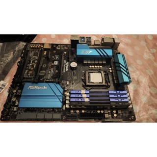 售二手華擎ASROCK Z97 EXTREME 6主機板+Intel 4790 cpu+DDR3 32g(8gx4)