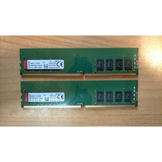 D.桌上型電腦記憶體-金士頓DDR4 2133 8GB*2 共16G單面/KVR24N17S8/8/終保 直購價580
