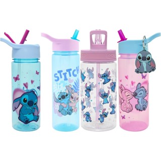 預購 400mL💜空運💜英國迪士尼史迪奇 Lilo & Stitch 吸管水壺 兒童水壺 塑膠款水壺