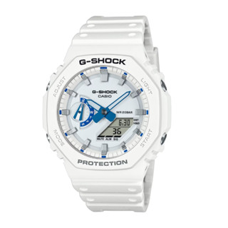 CASIO 卡西歐 G-SHOCK 夏日海洋 時尚炫藍雙顯錶-GA-2100HDS-7A/45.4mm