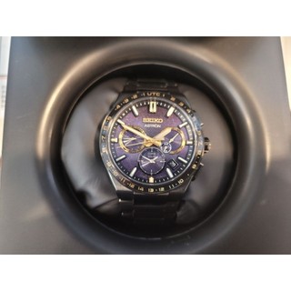 明星3C SEIKO SSH145J1 ASTRON GPS 限量鈦衛星對時雙時區萬年曆太陽能手錶*(C0539)
