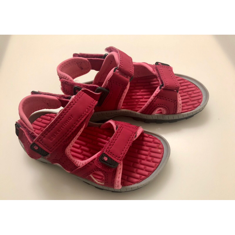 🌏二手小童鞋無鞋盒🌏 英國Karrimor 英國購入 粉紅色涼鞋 尺寸15公分