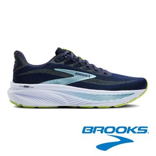出清【BROOKS】Ghost 17男平穩型緩衝運動鞋(2E寬楦)『黑/藍』110442 戶外 露營 登山 健行