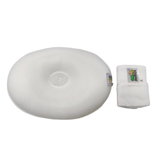 西班牙 MIMOS 3D超透氣自然頭型嬰兒枕(XL)【枕頭+白枕套+禮盒裝】【出清品】 嬰兒枕頭
