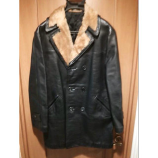 LambSkin 小羊皮排扣翻領夾克 皮衣外套