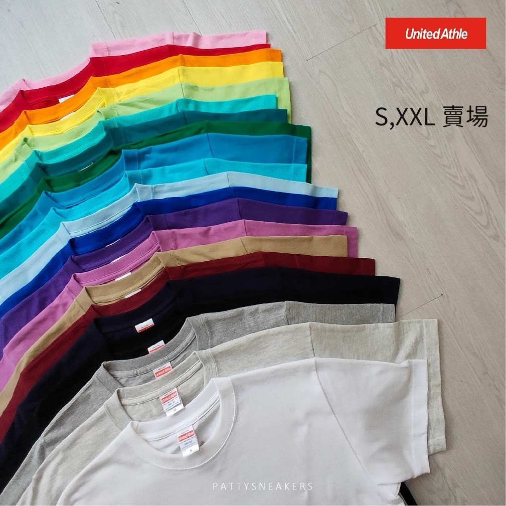 PS中壢 日本 U牌 5001系列 基本款 5.6oz 前口袋 微寬 短袖 素T 短T (S,XXL)賣場
