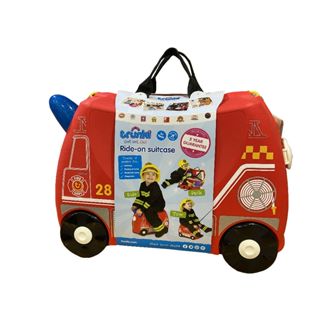 【二手全新】Trunki 兒童行李箱車車 兒童車車 兒童行李箱 兒童收納箱 兒童手提收納箱