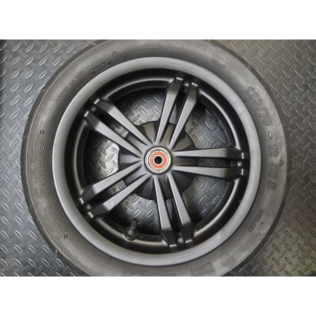 光陽 KYMCO 雷霆S 前輪框 輪胎 無ABS版 輪圈 鋁圈 原廠 二手 中古 零件 125 150 G6