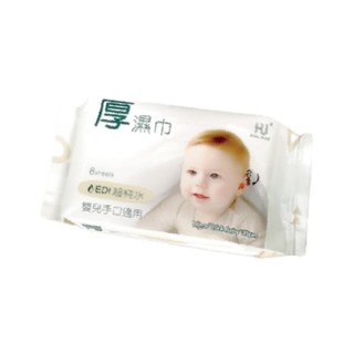 KU KU 酷咕鴨 PLUS EDI超純水嬰兒手口厚濕巾｜8抽【佳兒園婦幼館】