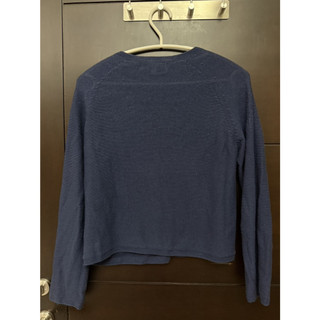 Uniqlo INES DE LA FRESSANGE 藍色開襟針織外套 (尺寸S)
