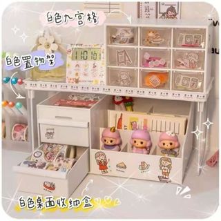 臺灣發貨♥品質保障🛒🛒廚房衛生間 多用置物架 折疊雜物架 層架收納架 可折疊 桌面雜物收納架 加厚加固 置物架