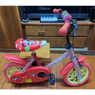 9成新 臺灣製造 12吋熊貓兒童腳踏車 發泡輪胎 低跨點 三輪車 小孩自行車 500元