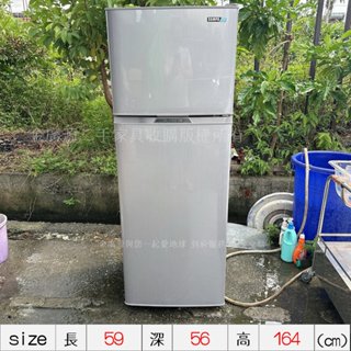 二手傢俱臺中 【 美機 聲寶 SR-L25G 250L 雙門 冰箱 電冰箱 2門 2018 】新北二手傢俱收購金廣源