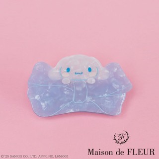 Maison de FLEUR 三麗鷗聯名-大耳狗蝴蝶結大理石質感髮夾(08000603000)