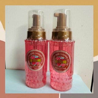 ［so媽］✨臺灣現貨📦雅聞 玫瑰氨基酸淨白洗卸二用慕絲B12升級版 250ml 粉色 洗卸慕斯 洗卸二用
