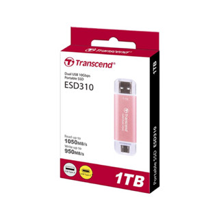 Transcend 創見 ESD310P 1TB USB3.2 雙介面固態行動碟