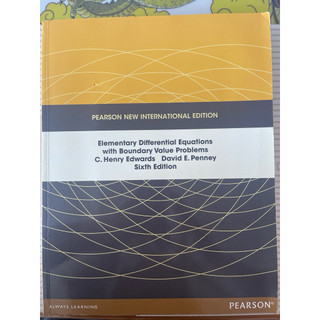 Elementary Differential Equations 6e Edwards Penney Pearson