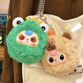 Baby Three娃三歲果園及帶我出發二代膠臉毛絨玩偶拉鏈包