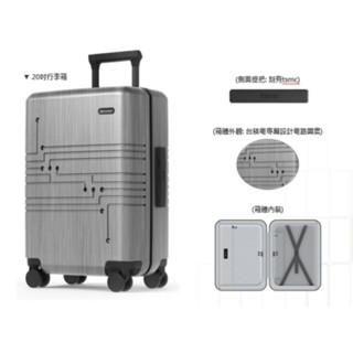 [全新] TSMC 臺積電限定20吋行李箱 登機箱 萬國通路 eminent 臺積電 20吋行李箱