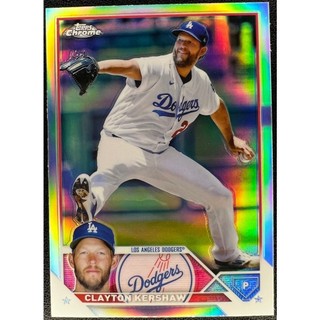 MLB 棒球 球員卡 Clayton Kershaw 2023 Topps Chrome Refractor 亮面