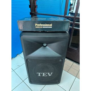 臺灣電音 TEV TA-680 攜帶式無線麥克風擴音機 8吋喇叭200W USB/CD 2-4接收器 含全新無線麥克風