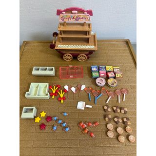 現貨📣🔥絕版 1998年🔥森林家族 糖果推車🍬糖果車 棒棒糖🍭愛心 老鼠棒棒糖 餅乾 餅乾盒 糖果罐 巧克力