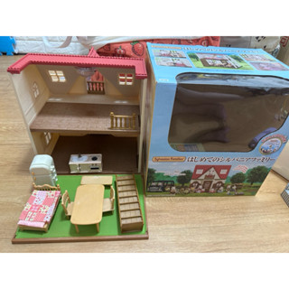 玩具扮家家酒_正版森林家族模擬（含家具配件）娃娃屋場景適用