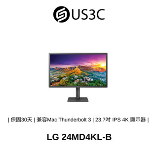 LG UltraFine 24MD4KL-B 23.7吋 IPS 4K 顯示器 相容Mac Thunderbolt 3