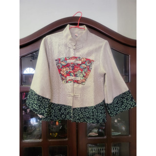 中式復古 民族風藝 中國風 春秋女裝 茶服 中式文藝 中國服💕二手古風服飾 9成新(04)