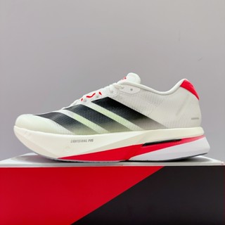 adidas ADIZERO BOSTON 13 M 男生 白色 透氣 輕量 緩震 運動 慢跑鞋 JS4932
