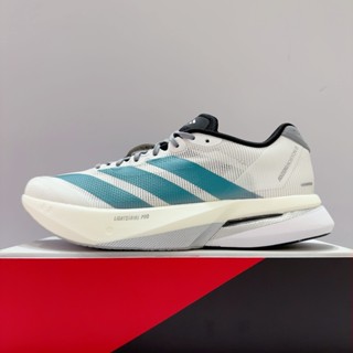 adidas ADIZERO BOSTON 13 M 男生 白色 透氣 輕量 緩震 運動 慢跑鞋 JR4791