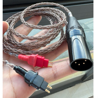 4pin卡農平衡線 森海塞爾HD650 HD580 HD600 HD660S HD6XX HD25耳機升級線