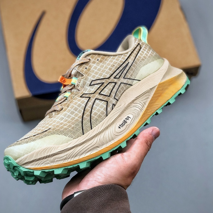 免運 Asics Gel-Trabuco Max3 跑步鞋 米色 通勤鞋 徒步鞋 舒適緩震 耐磨1011B800-020