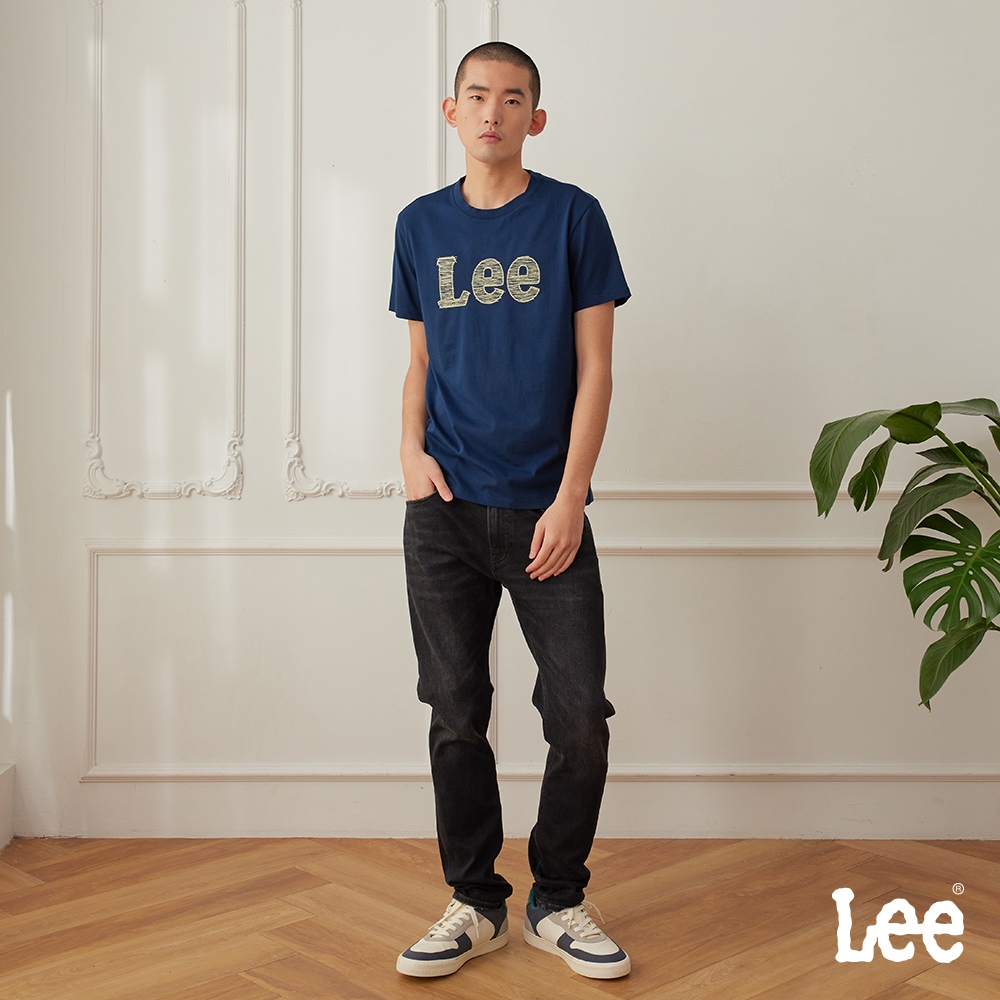 Lee 705 彈性標準中腰小直筒牛仔褲 男 LB517011536