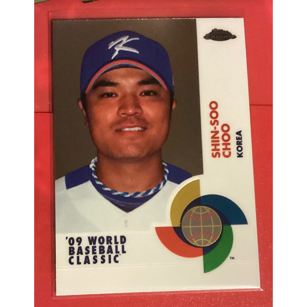 秋信守 2009 topps chrome , wbc 經典賽 球員卡