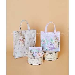 【預購】Maison de FLEUR 小熊 防水材質 化妝包 手提包 原單