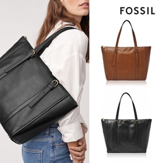 【FOSSIL 官方旗艦館】Carlie 真皮托特包(多色可選)